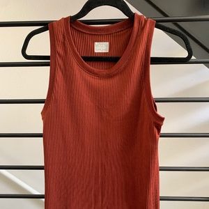 Athlete ribbed tank top